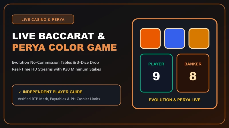 Live Dealer Baccarat and Color Game Rooms